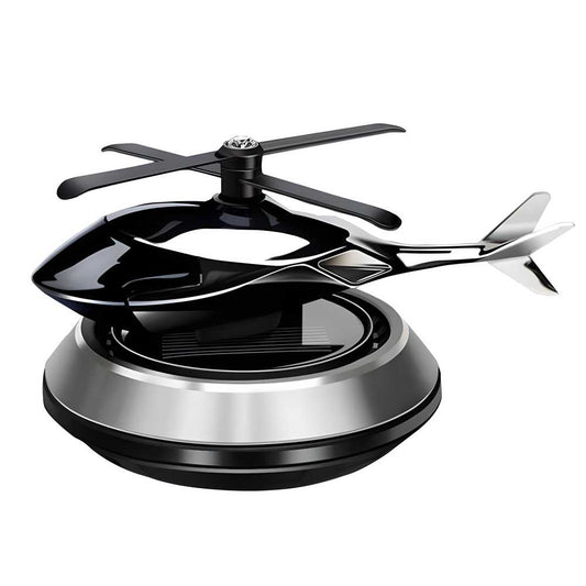 New Helicopter Alloy Solar Car Air Perfume Diffuser – Stylish, Functional, and Fresh!