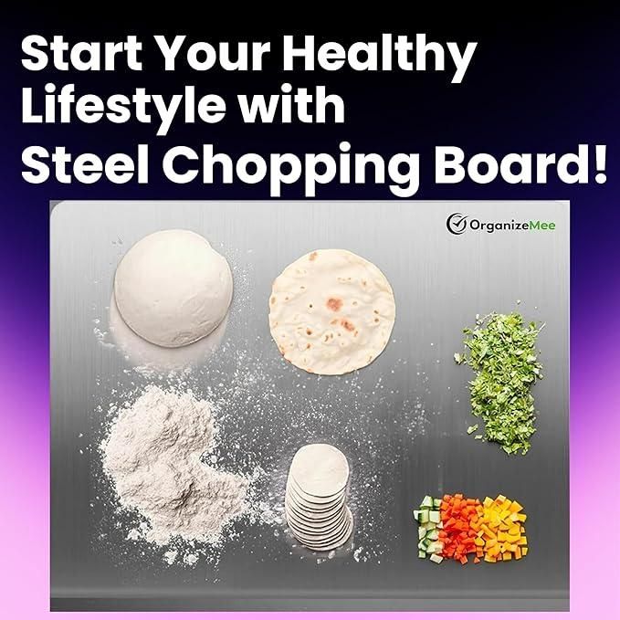 Stainless Steel Chopping Board – Durable, Hygienic, and Stylish