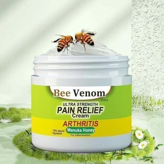 Bee Venom Ultra Strength Pain Relief Cream (Pack of 2) – Natural Pain Relief for Men &amp; Women