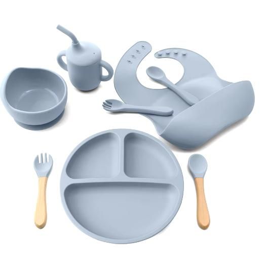 Premium Silicone Baby Feeding Set