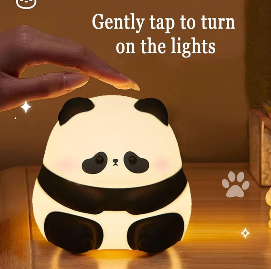 Brighten Your Nights with Our Adorable Soft Silicone Night Lamps! - Duck Night Lamp, Cat Night Lamp, Pear Night Lamp, Panda Night Lamp & Pumpkin Night Lamp