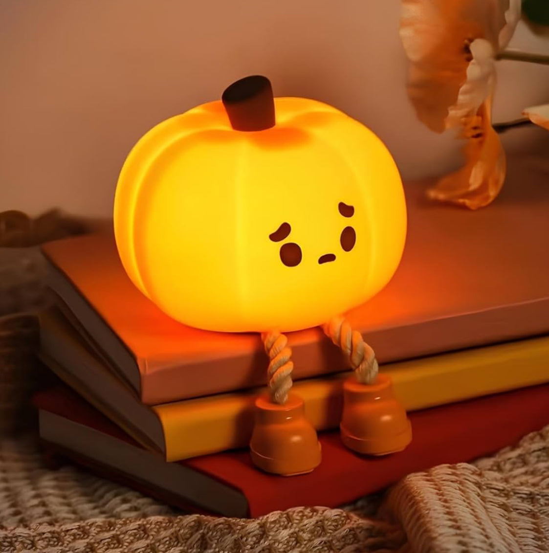 Brighten Your Nights with Our Adorable Soft Silicone Night Lamps! - Duck Night Lamp, Cat Night Lamp, Pear Night Lamp, Panda Night Lamp & Pumpkin Night Lamp